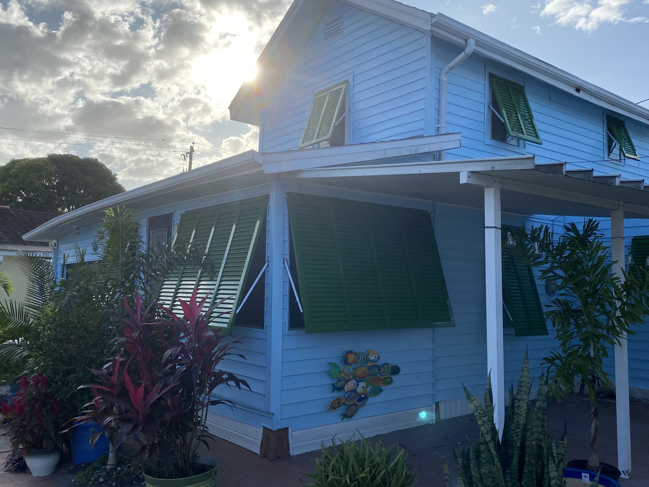 Decorative Bahama Shutters installed in Bradenton
