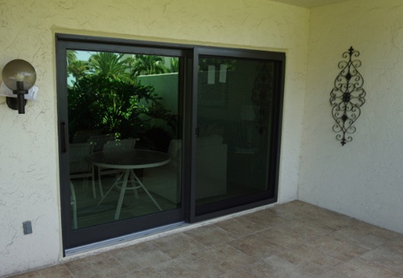 Sliding Glass Impact Doors installed at Seaplace Condos on Longboat Key