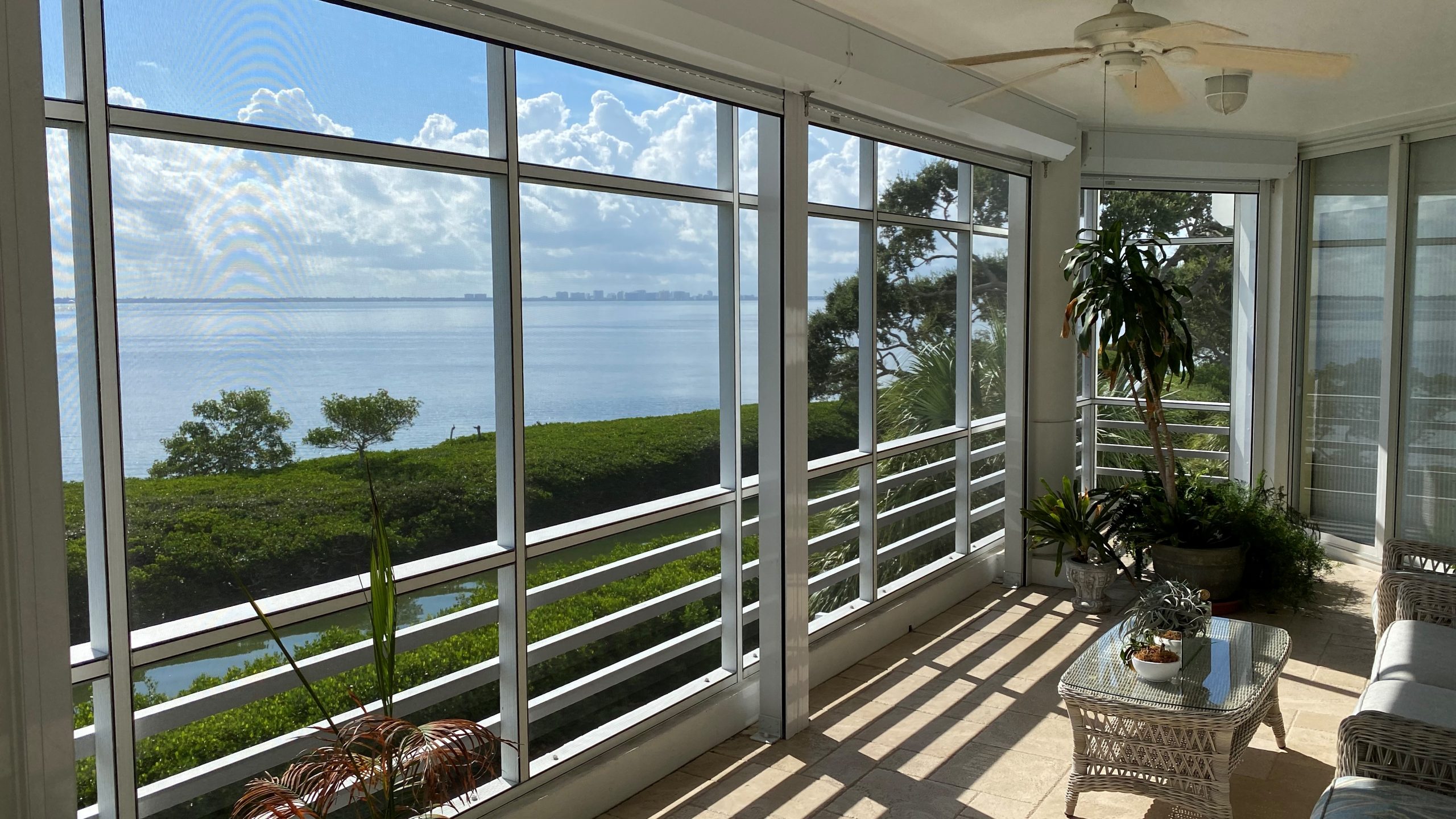 Roll Shutters installed at Marina Bay Condominiums on Longboat Key